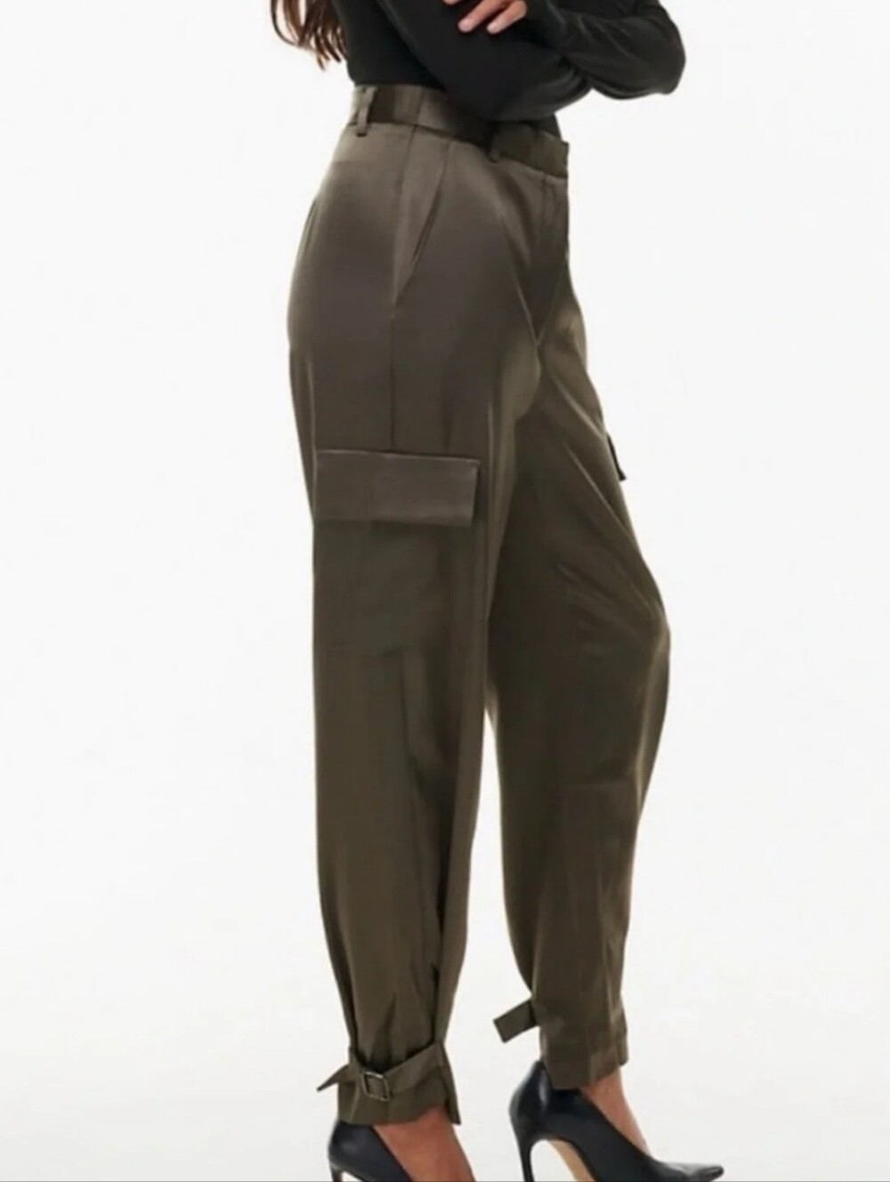 《 Babaton》Satin Cargo Joggers